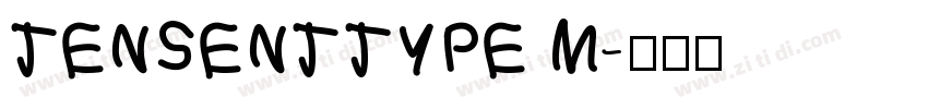 TENSENTTYPE M字体转换